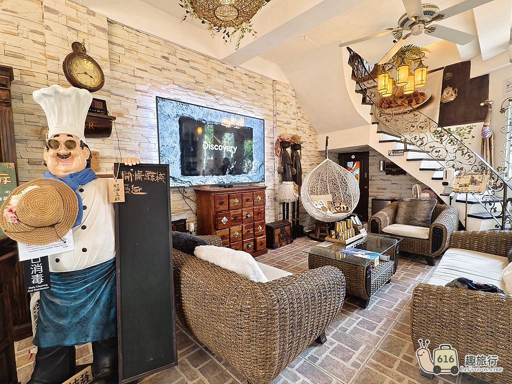 閒情驛棧 台中寵物友善民宿 台中包棟可烤肉：廚房、麻將、客廳娛樂一次滿足